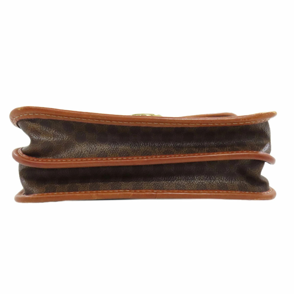Celine Macadam Leather Brown Shoulder Bag - Picture 4 of 11